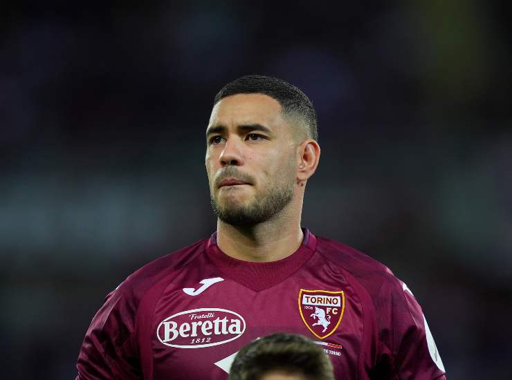 L'attaccante del Torino Antonio Sanabria
