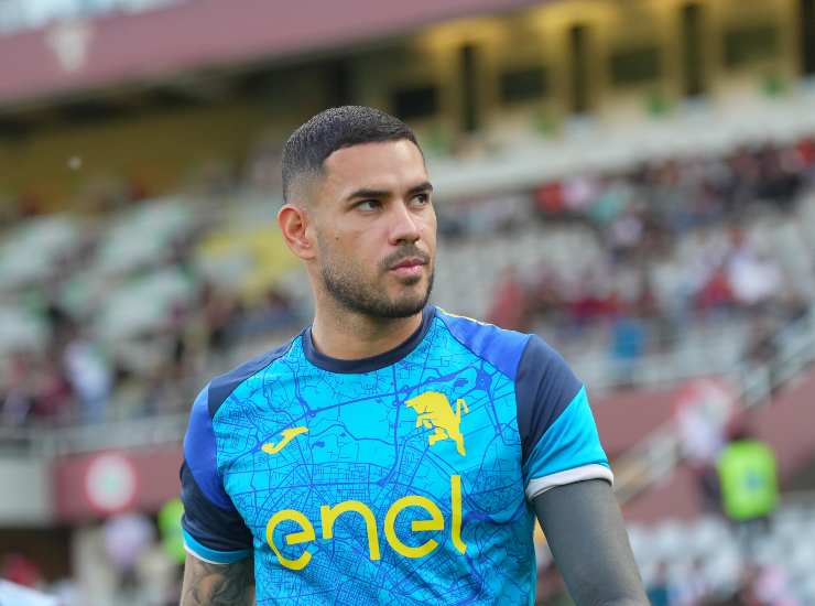 L'attaccante del Torino Antonio Sanabria