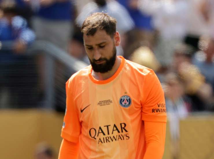 Il portiere del PSG Gianluigi Donnarumma