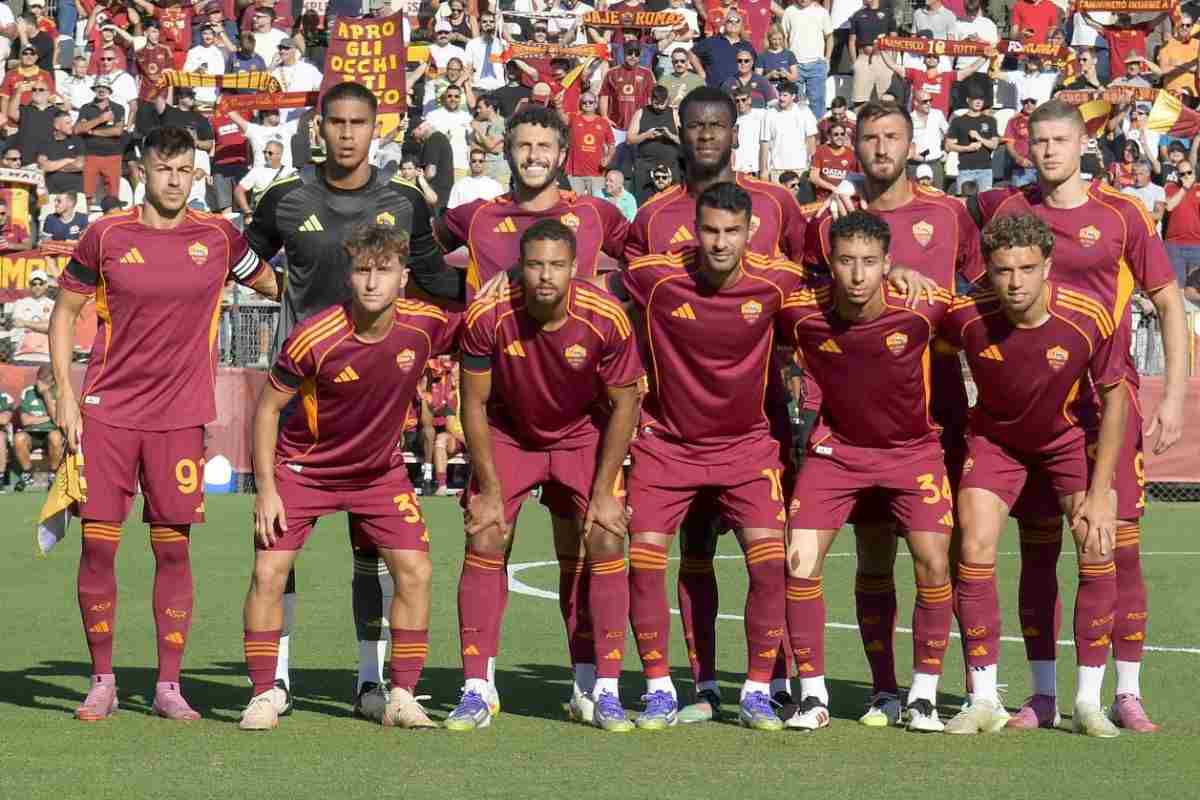 La formazione della Roma contro il Cannes