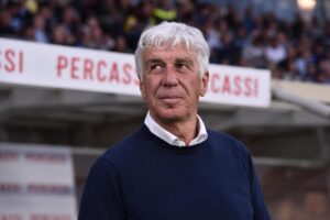 Il tecnico della Roma Gian Piero Gasperini