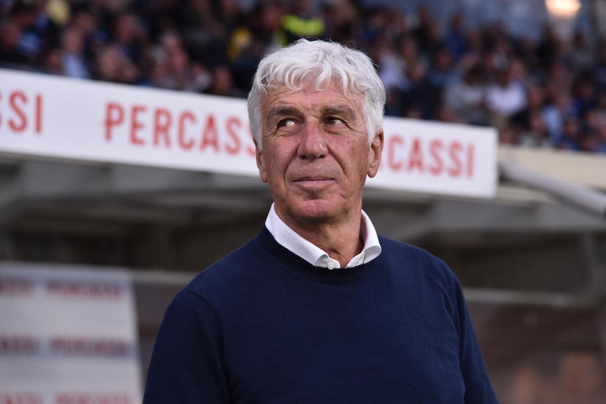 Il tecnico della Roma Gian Piero Gasperini
