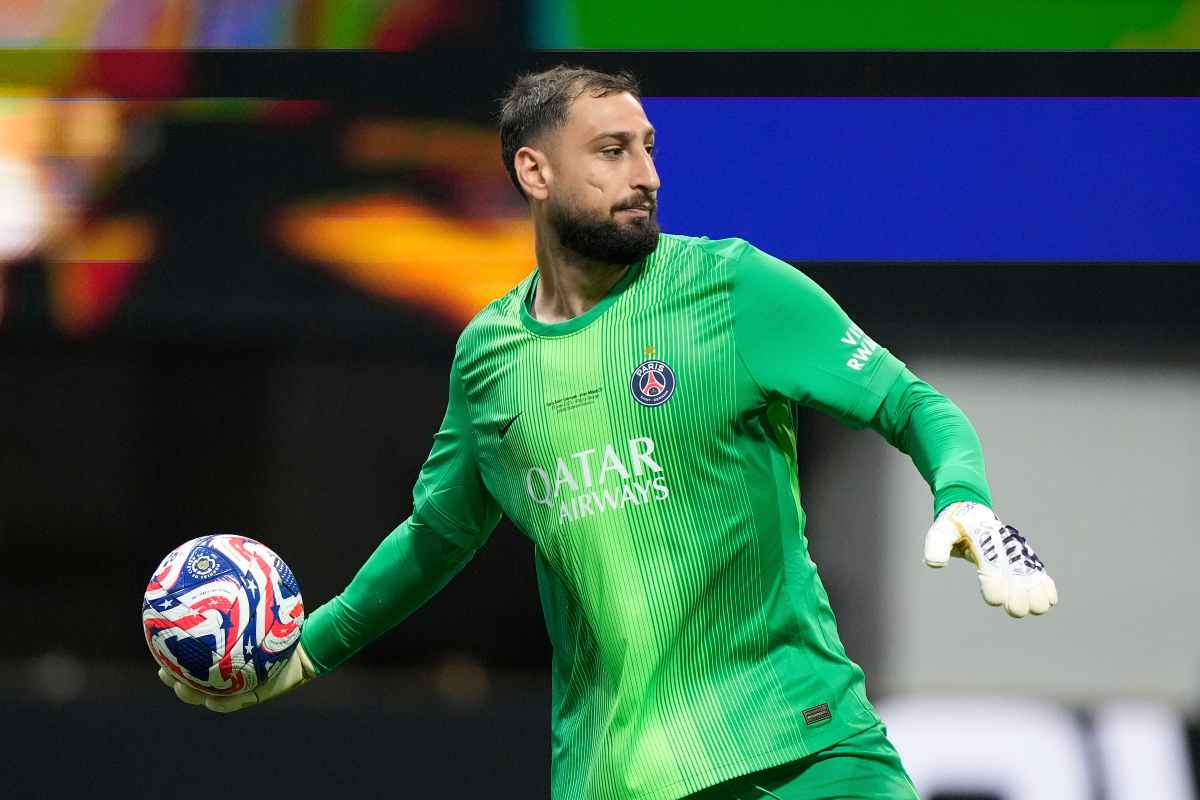 Il portiere del PSG Gianluigi Donnarumma