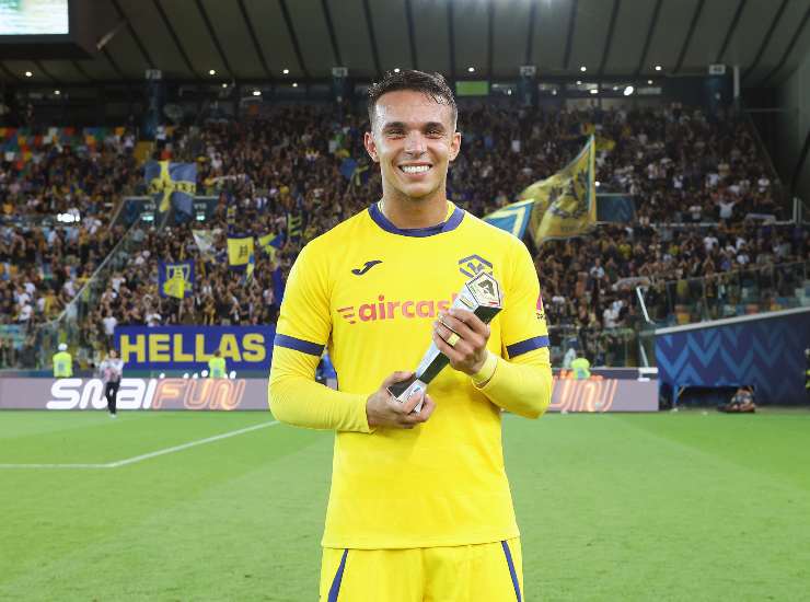 L'attaccante del Verona Giovane