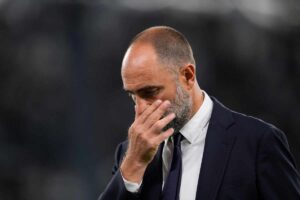 L'allenatore della Juventus Igor Tudor