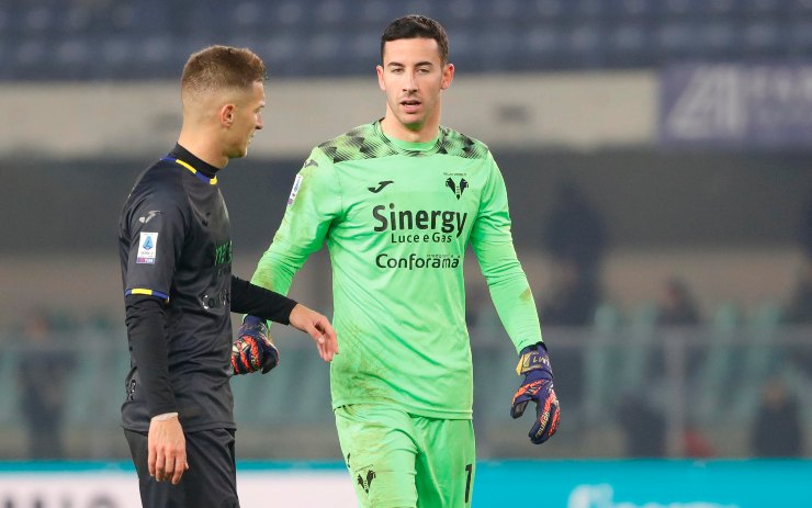 Lorenzo Montipò durante un match