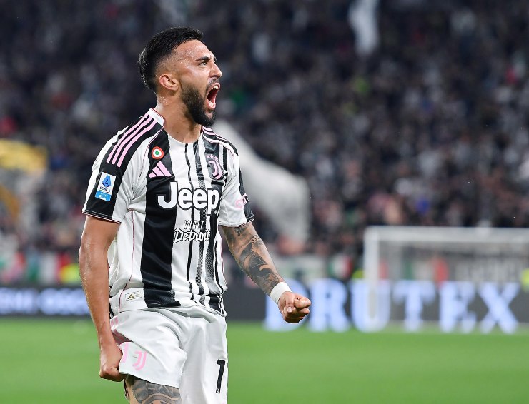 Nico Gonzalez esulta dopo il gol