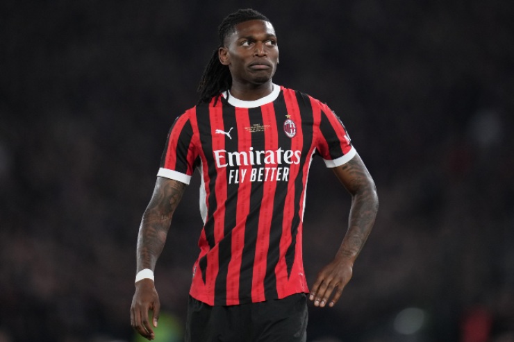 L'attaccante rossonero Rafael Leao