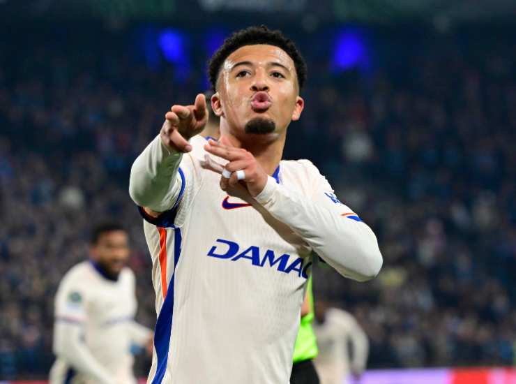 L'esterno d'attacco Jadon Sancho con il Chelsea