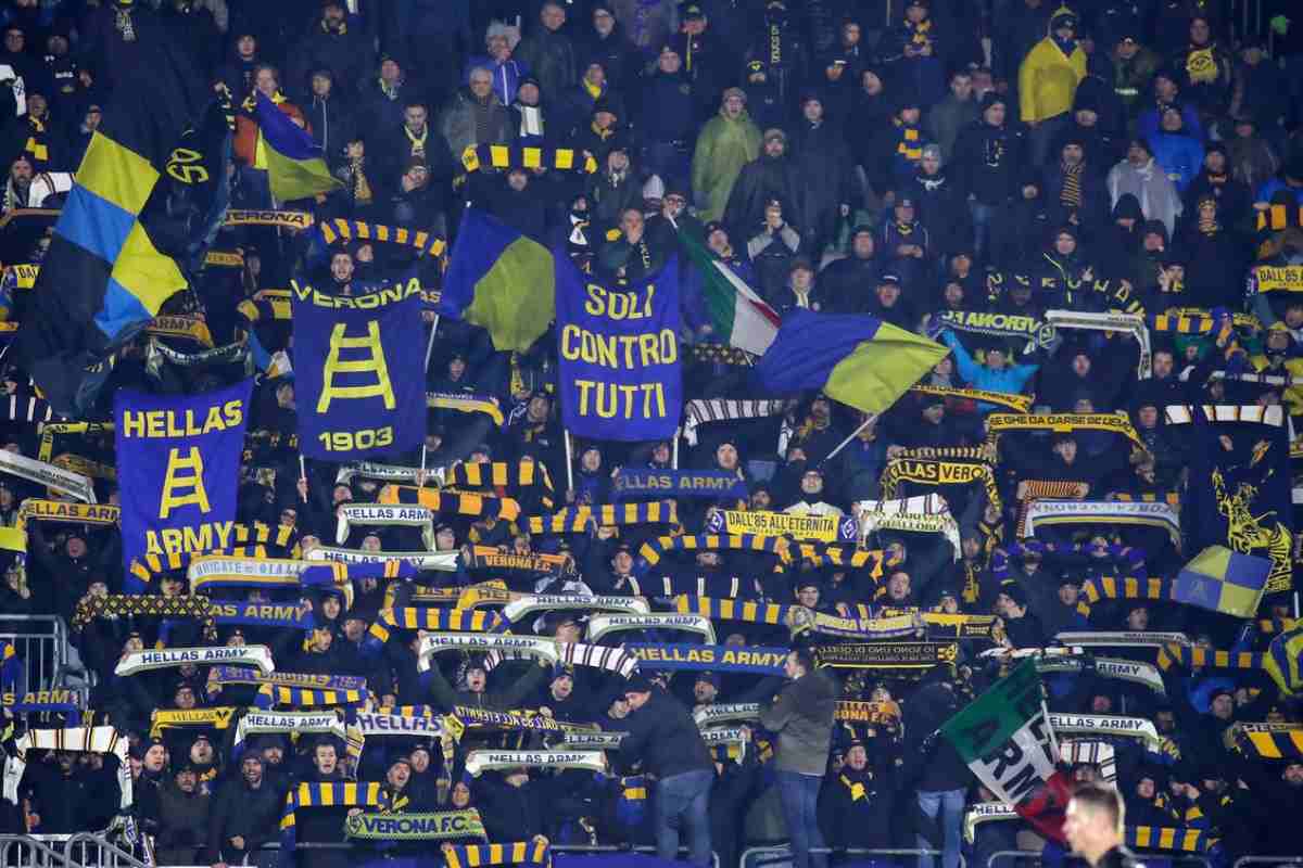 Tifosi del Verona al Bentegodi