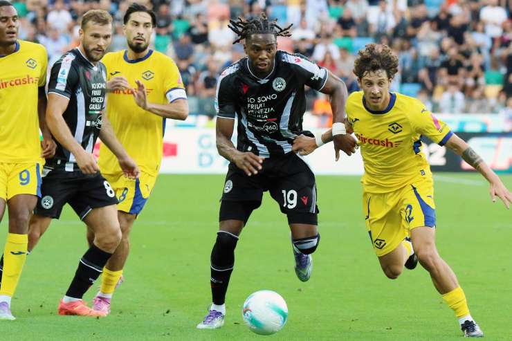 Una fase di Udinese-Verona