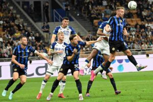 Verona e Inter nell'ultimo match in campionato