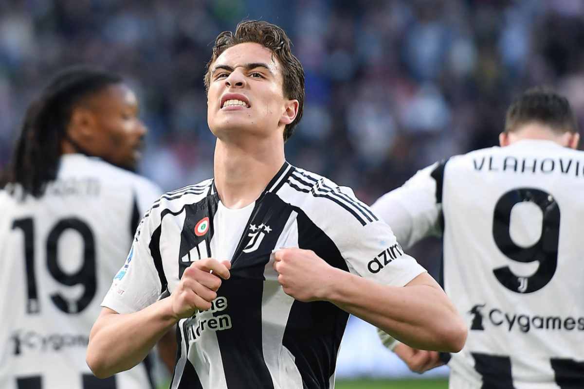 Yildiz con la maglia della Juve