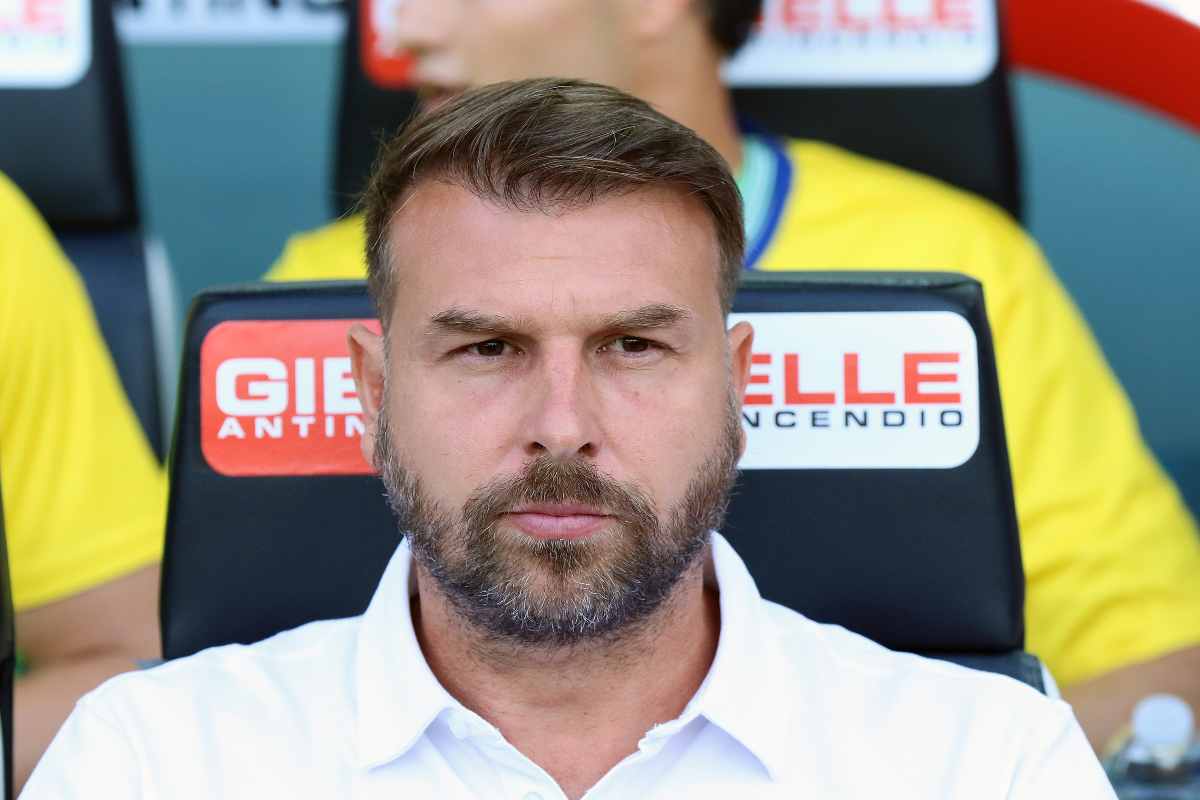 L'allenatore del Verona Paolo Zanetti