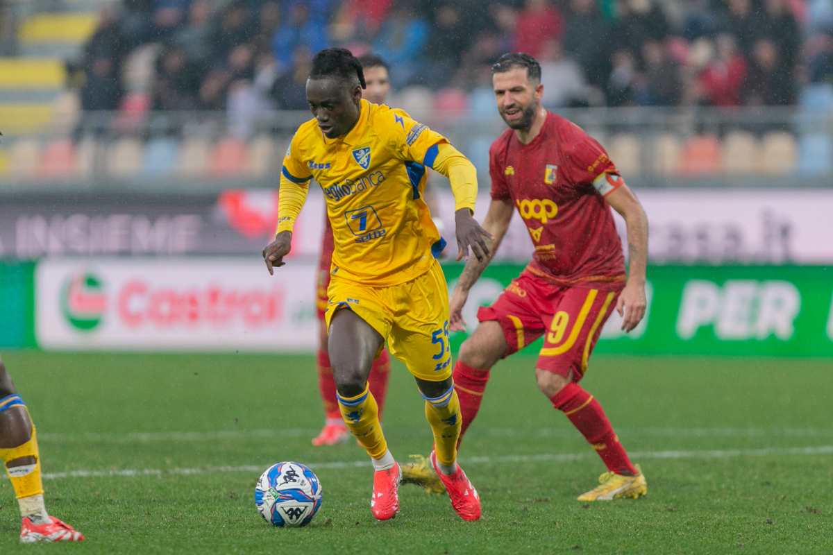Darboe in campo con il Frosinone