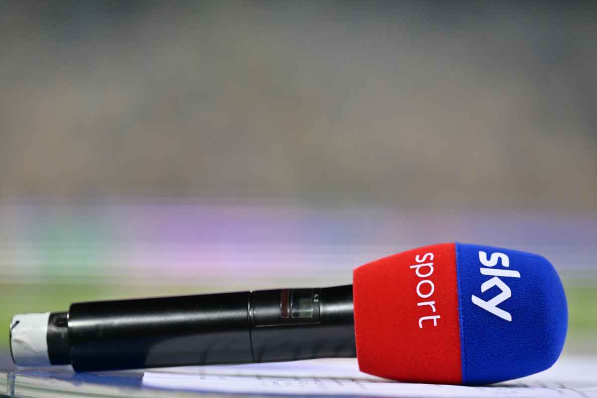 microfono di Sky Sport