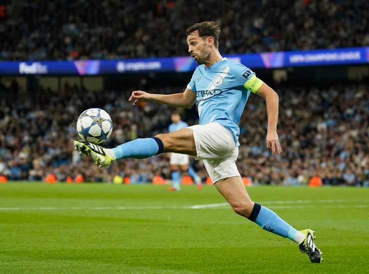 Il centrocampista del Manchester City Bernardo Silva