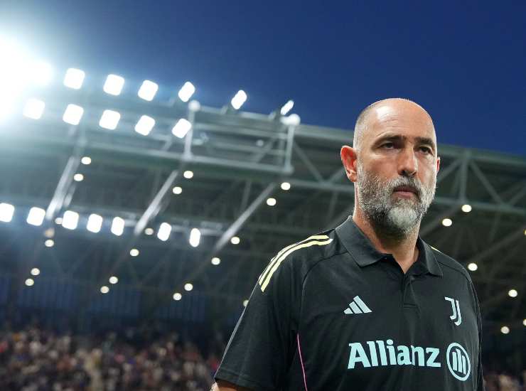 L'allenatore della Juventus Igor Tudor