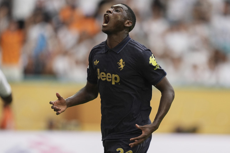Randal Kolo Muani in azione con la maglia della Juventus