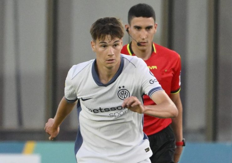 Luka Topalovic in azione in maglia Inter