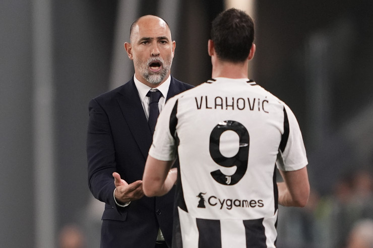 Igor Tudor e Dusan Vlahovic