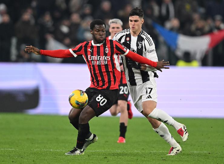 Adzic contrasta Musah in Milan-Juve